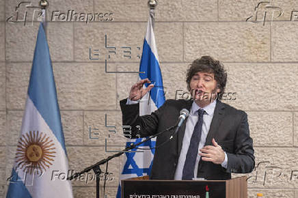 El presidente argentino, Javier Milei, visita Israel