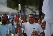 Concentración en Jamundí por el cese del conflicto en Colombia