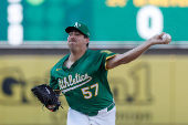 MLB: San Francisco Giants at Athletics