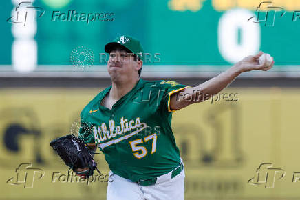 MLB: San Francisco Giants at Athletics