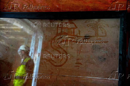 Inside the renovation of the federal reserve building, in Washington, D.C