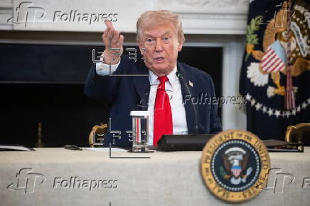 US President Trump hosts roundtable on Antifa