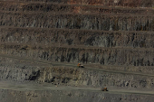 Iron ore open pit mine in Kryvyi Rih