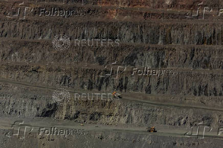 Iron ore open pit mine in Kryvyi Rih