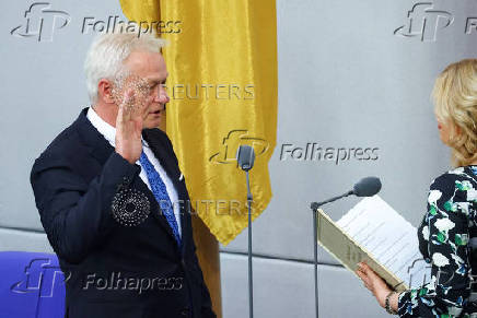 Swearing-in ceremony of new cabinet, in Berlin