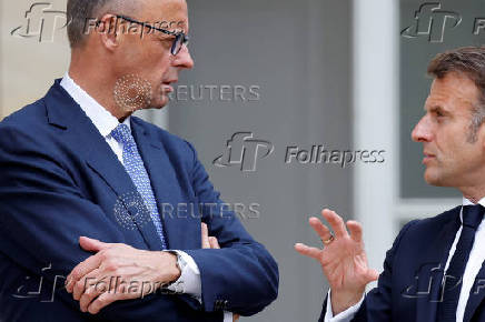 French President Macron meets newly elected German Chancellor Merz in Paris