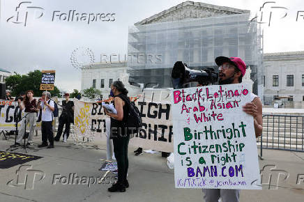 U.S. Supreme Court hears U.S. President Trump's bid to enforce birthright citizenship order, in Washington