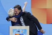 El secretario general de la OTAN, Mark Rutte inaugura la cumbre de la OTAN