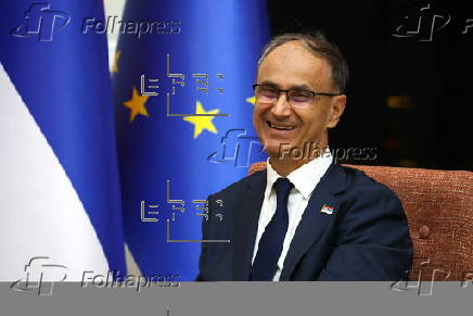 Austria's Chancellor Christian Stocker visits Serbia