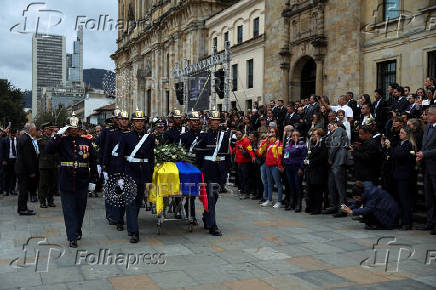Funeral of Colombian Senator Miguel Uribe Turbay, in Bogota