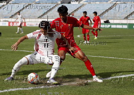2026 AFC U-23 Asian Cup Qualification Myanmar Vs Japan