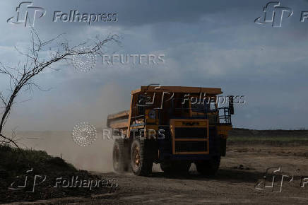 Iron ore mining in the Kirovohrad region