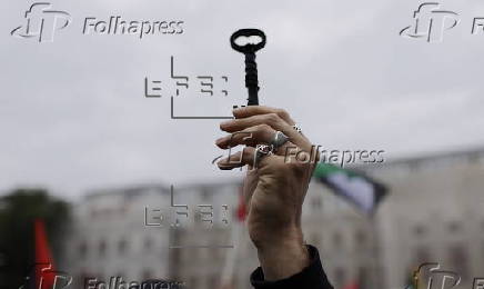 Solidarity protest for Palestine in Bucharest