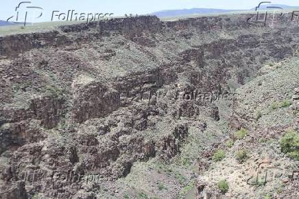 Ponte do desfiladeiro do rio grande em taos - novo méxico.