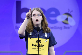 Student Spellers compete in the opening rounds of the annual Scripps National Spelling Bee in Maryland