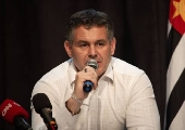 O vice-presidente Armando Mendonça concedeu entrevista coletiva á imprensa