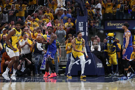 NBA: Playoffs-New York Knicks at Indiana Pacers