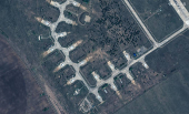 A satellite image shows a group of TU 22 aircrafts before a drone strike, in Belaya airbase
