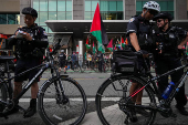 Protest outside the Israeli consulate in Toronto
