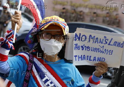 Thai nationalists protest at Cambodian embassy over Thai-Cambodian border dispute