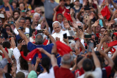 Pope Leo XIV leads prayer vigil in St. Peter?s square at the Vatican