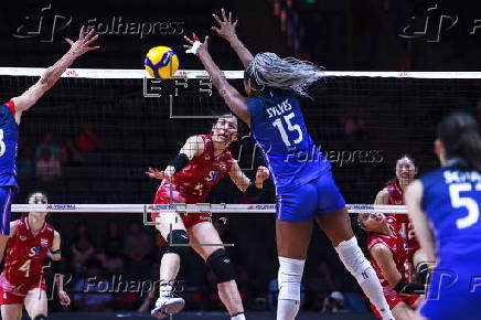 FIVB Volleyball Women's Nations League - France vs Thailand