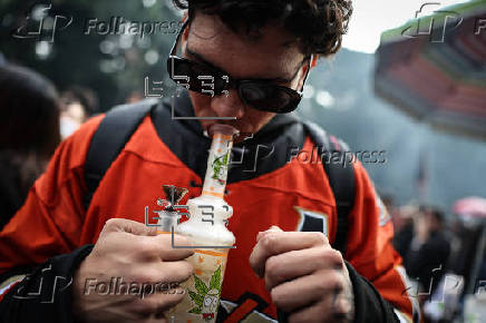 Marcha de la Marihuana en Sao Paulo
