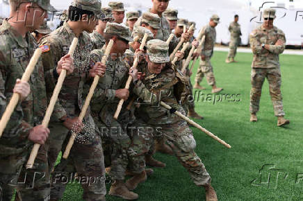 U.S. National Guard living conditions at Joint Forces Training Base in Los Alamitos
