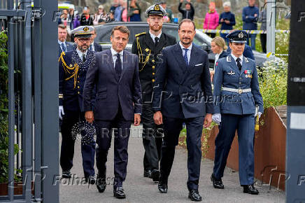 French President Emmanuel Macron visits Norway