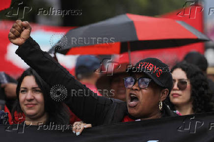 Protest during the anniversary of the 2009 coup d'état, in Tegucigalpa