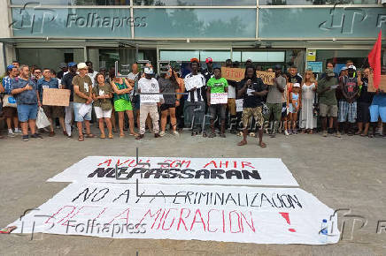 Manifestación contra la criminalización de los senegaleses tras los últimos operativos contra el top manta