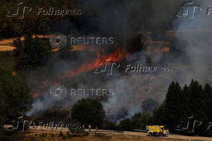 Wildfire in Congosta
