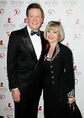 FILE PHOTO: Wink Martindale and his wife Sandy pose at the benefit gala of St. Jude Children's Research Hospital in Beverly Hills