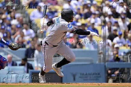 MLB: Miami Marlins at Los Angeles Dodgers