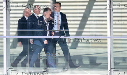 Election of German Chancellor and swearing-in of the cabinet at Bundestag in Berlin