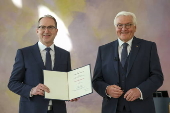 German cabinet members receive certificates of appointment at the Bellevue Palace in Berlin