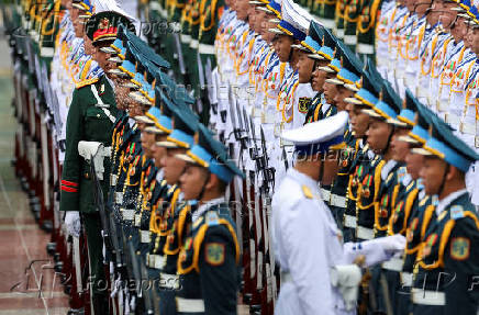 French President Macron visits Vietnam