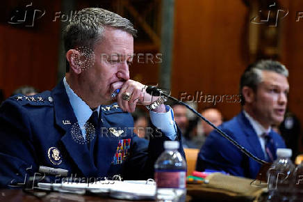 Pentagon leaders appear before Senate Appropriations Committee hearing on Defense Department budget, in Washington