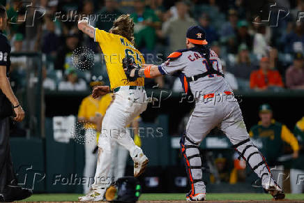 MLB: Houston Astros at Athletics
