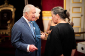 The King and Queen celebrate 25 years of the Royal Drawing School, in London
