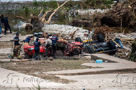 Aftermath of deadly flooding in Kerr County