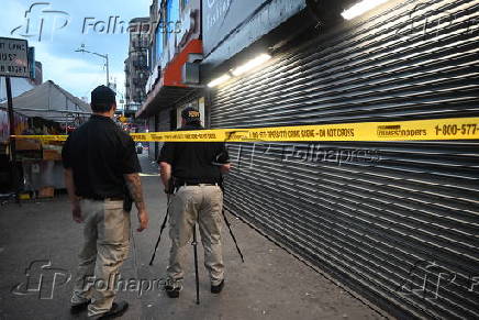 1 homem morto e outros 2 feridos em tiroteio e corte na Avenida Westchester e na Avenida Southern, dentro dos limites do distrito 41, no bairro de Longwood, no Bronx, cidade de Nova York