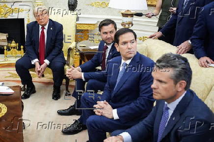 Trump meets with NATO Secretary General Mark Rutte in Washington