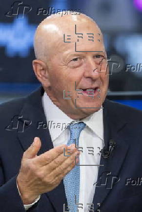 CEO of Goldman Sachs interview at New York Stock Exchange