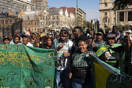 Rally in support of KwaZulu-Natal provincial police chief held in Pretoria