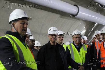 Governador Tarcísio visita obras do monotrilho - SP