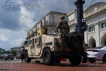 U.S. President Trump deploys the National Guard and federalizes the Metropolitan Police Department, in Washington, D.C.