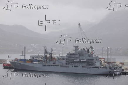 The German Navy ship FGS Berlin visits Greenland