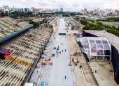 Sambódromo em SP vazio no fim de semana do Carnaval