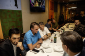 Após culto Nunes, Tarcísio e Bolsonaro vão a pizzaria, em SP